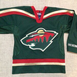 Minnesota Wild NHL Jersey Youth Small/Medium Hockey CCM